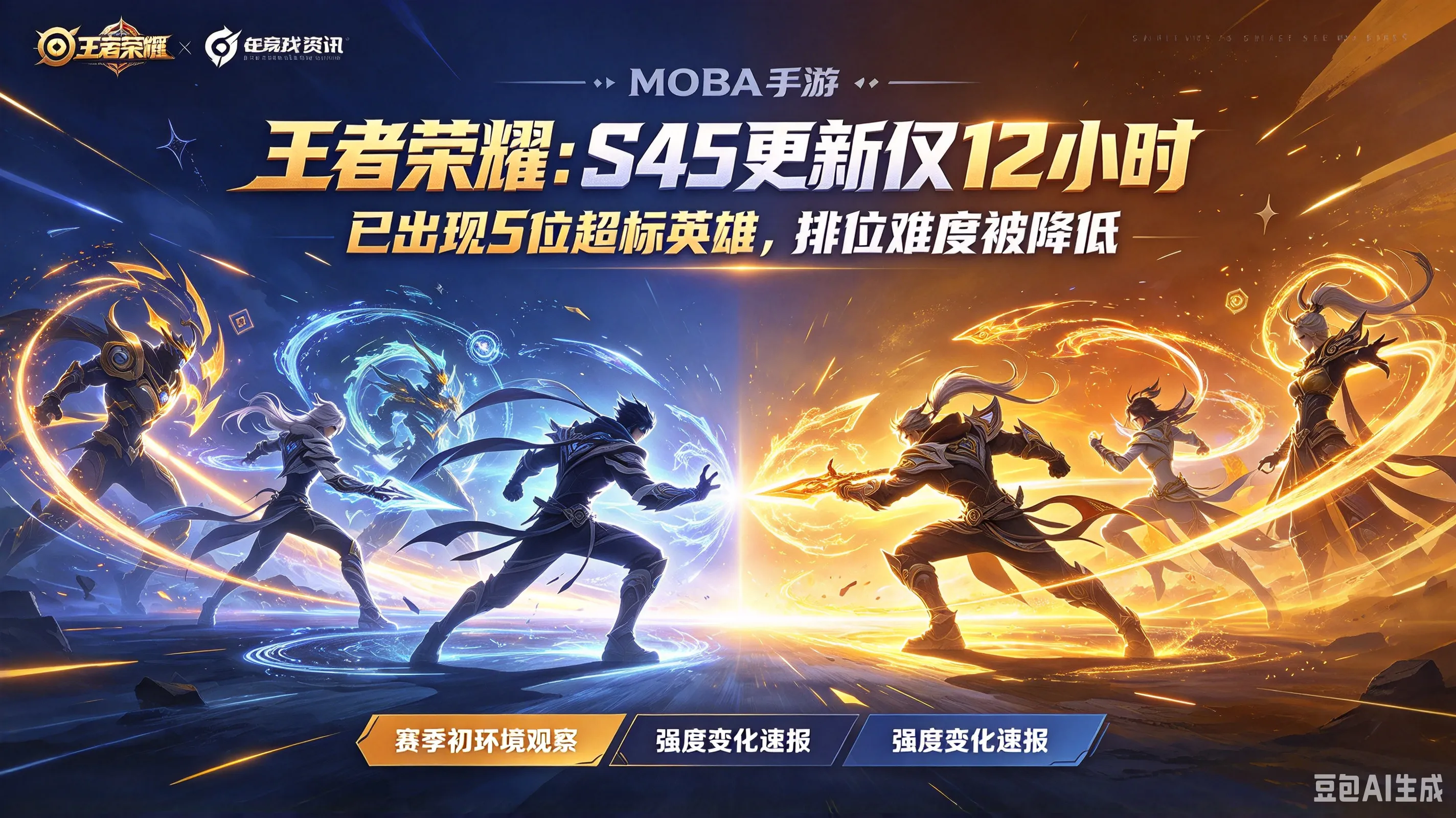 王者荣耀：S45更新仅12小时，已出现5位超标英雄，排位难度被降低