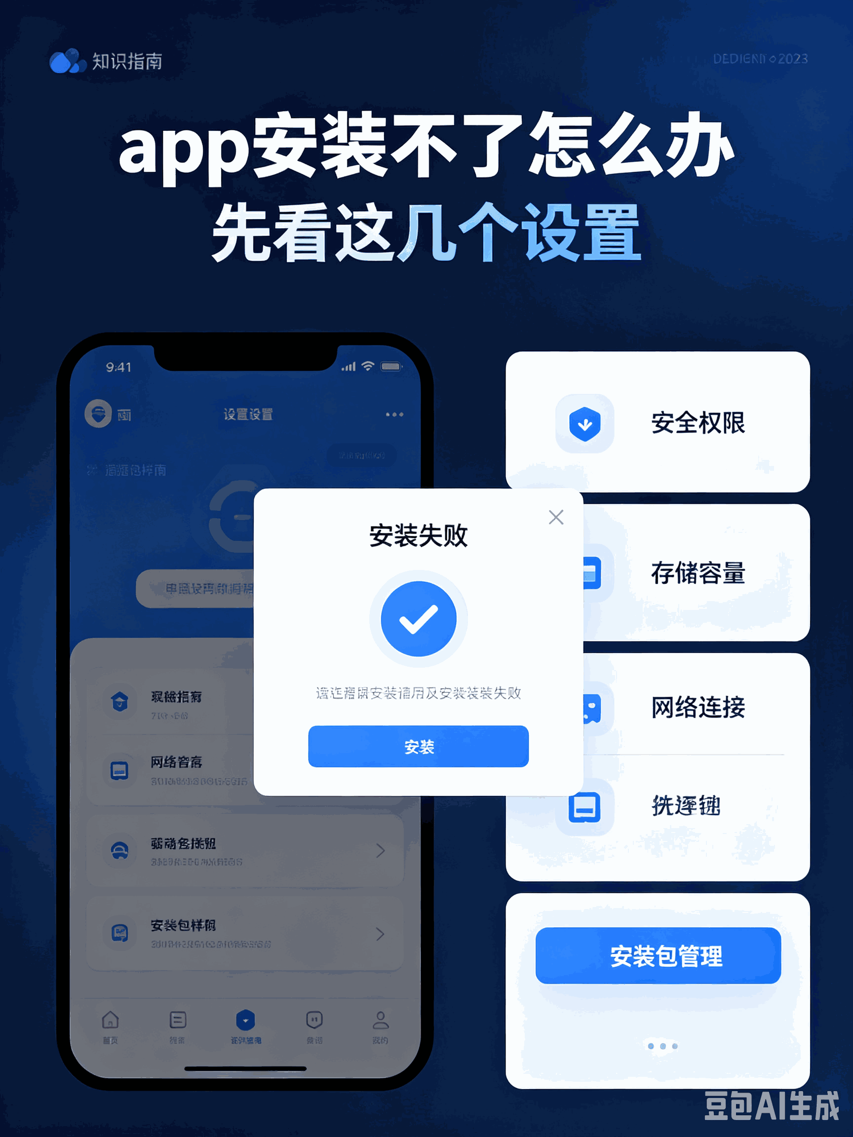 app安装不了怎么办?