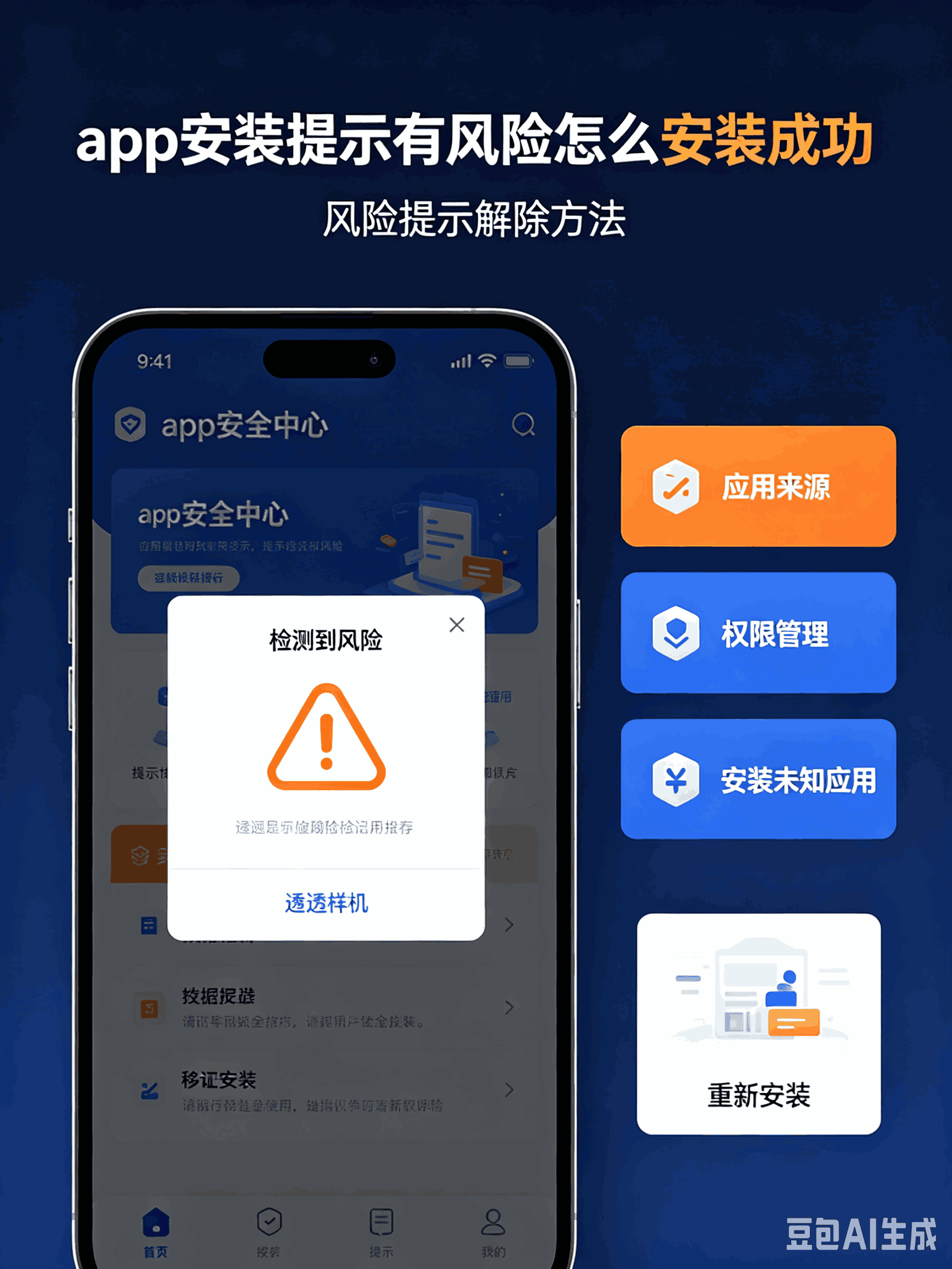 app安装提示有风险怎么安装成功